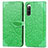 Coque Portefeuille Motif Fantaisie Livre Cuir Etui Clapet S04D pour Sony Xperia 10 IV SO-52C Vert