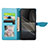 Coque Portefeuille Motif Fantaisie Livre Cuir Etui Clapet S04D pour Sony Xperia Ace II SO-41B Petit