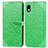 Coque Portefeuille Motif Fantaisie Livre Cuir Etui Clapet S04D pour Sony Xperia Ace III SO-53C Vert