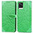 Coque Portefeuille Motif Fantaisie Livre Cuir Etui Clapet S04D pour Vivo V20 (2021) Vert