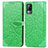 Coque Portefeuille Motif Fantaisie Livre Cuir Etui Clapet S04D pour Vivo V21e 4G Vert