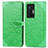 Coque Portefeuille Motif Fantaisie Livre Cuir Etui Clapet S04D pour Vivo X70 Pro 5G Vert