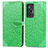 Coque Portefeuille Motif Fantaisie Livre Cuir Etui Clapet S04D pour Vivo X70t Vert