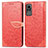 Coque Portefeuille Motif Fantaisie Livre Cuir Etui Clapet S04D pour Xiaomi Civi 1S 5G Rouge