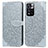 Coque Portefeuille Motif Fantaisie Livre Cuir Etui Clapet S04D pour Xiaomi Mi 11i 5G (2022) Gris