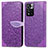 Coque Portefeuille Motif Fantaisie Livre Cuir Etui Clapet S04D pour Xiaomi Mi 11i 5G (2022) Violet