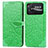 Coque Portefeuille Motif Fantaisie Livre Cuir Etui Clapet S04D pour Xiaomi Poco C40 Vert