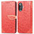 Coque Portefeuille Motif Fantaisie Livre Cuir Etui Clapet S04D pour Xiaomi Poco F3 GT 5G Rouge