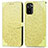 Coque Portefeuille Motif Fantaisie Livre Cuir Etui Clapet S04D pour Xiaomi Poco M5S Jaune