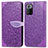 Coque Portefeuille Motif Fantaisie Livre Cuir Etui Clapet S04D pour Xiaomi Poco X3 GT 5G Violet