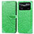 Coque Portefeuille Motif Fantaisie Livre Cuir Etui Clapet S04D pour Xiaomi Poco X4 Pro 5G Vert