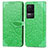 Coque Portefeuille Motif Fantaisie Livre Cuir Etui Clapet S04D pour Xiaomi Redmi K50 5G Vert