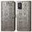 Coque Portefeuille Motif Fantaisie Livre Cuir Etui Clapet S05D pour Huawei Honor X10 Max 5G Gris