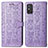 Coque Portefeuille Motif Fantaisie Livre Cuir Etui Clapet S05D pour Huawei Honor X10 Max 5G Violet