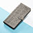 Coque Portefeuille Motif Fantaisie Livre Cuir Etui Clapet S05D pour Nokia C12 Gris