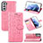 Coque Portefeuille Motif Fantaisie Livre Cuir Etui Clapet S05D pour Samsung Galaxy S21 5G Petit