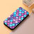 Coque Portefeuille Motif Fantaisie Livre Cuir Etui Clapet S06D pour Huawei Enjoy 50z Violet