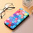 Coque Portefeuille Motif Fantaisie Livre Cuir Etui Clapet S06D pour Huawei Honor 80 5G Colorful