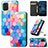 Coque Portefeuille Motif Fantaisie Livre Cuir Etui Clapet S06D pour Nokia G100 Petit