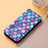 Coque Portefeuille Motif Fantaisie Livre Cuir Etui Clapet S06D pour Nokia G22 Violet