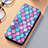 Coque Portefeuille Motif Fantaisie Livre Cuir Etui Clapet S06D pour Samsung Galaxy S21 5G Violet