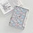 Coque Portefeuille Motif Fantaisie Livre Cuir Etui Clapet XH2 pour Apple iPad 10.2 (2019) Blanc Petit