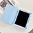 Coque Portefeuille Motif Fantaisie Livre Cuir Etui Clapet XH3 pour Apple iPad 10.2 (2019) Bleu Clair Petit