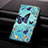 Coque Portefeuille Motif Fantaisie Livre Cuir Etui Clapet Y01B pour Samsung Galaxy A21s Bleu Ciel