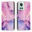 Coque Portefeuille Motif Fantaisie Livre Cuir Etui Clapet Y01X pour OnePlus 10R 5G Violet