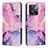 Coque Portefeuille Motif Fantaisie Livre Cuir Etui Clapet Y01X pour OnePlus 10T 5G Violet