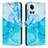 Coque Portefeuille Motif Fantaisie Livre Cuir Etui Clapet Y01X pour OnePlus Ace 5G Bleu