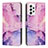 Coque Portefeuille Motif Fantaisie Livre Cuir Etui Clapet Y01X pour Samsung Galaxy A23 4G Violet