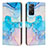 Coque Portefeuille Motif Fantaisie Livre Cuir Etui Clapet Y01X pour Xiaomi Redmi Note 11 Pro 4G Bleu Ciel