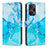 Coque Portefeuille Motif Fantaisie Livre Cuir Etui Clapet Y01X pour Xiaomi Redmi Note 12 Turbo 5G Bleu