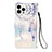 Coque Portefeuille Motif Fantaisie Livre Cuir Etui Clapet Y02B pour Apple iPhone 14 Pro Bleu Clair