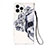 Coque Portefeuille Motif Fantaisie Livre Cuir Etui Clapet Y02B pour Apple iPhone 15 Pro Blanc