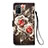 Coque Portefeuille Motif Fantaisie Livre Cuir Etui Clapet Y02B pour Samsung Galaxy A03s Petit