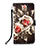 Coque Portefeuille Motif Fantaisie Livre Cuir Etui Clapet Y02B pour Samsung Galaxy A73 5G Noir