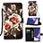 Coque Portefeuille Motif Fantaisie Livre Cuir Etui Clapet Y02B pour Samsung Galaxy Note 20 Ultra 5G Noir