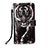 Coque Portefeuille Motif Fantaisie Livre Cuir Etui Clapet Y02B pour Xiaomi Redmi 10 Power Noir