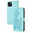 Coque Portefeuille Motif Fantaisie Livre Cuir Etui Clapet Y02X pour Apple iPhone 13 Bleu Ciel