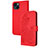 Coque Portefeuille Motif Fantaisie Livre Cuir Etui Clapet Y02X pour Apple iPhone 15 Rouge