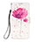 Coque Portefeuille Motif Fantaisie Livre Cuir Etui Clapet Y03B pour Samsung Galaxy A02 Rose