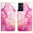 Coque Portefeuille Motif Fantaisie Livre Cuir Etui Clapet Y03B pour Samsung Galaxy A04s Rose Rouge