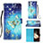 Coque Portefeuille Motif Fantaisie Livre Cuir Etui Clapet Y03B pour Samsung Galaxy A15 4G Bleu Ciel