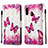 Coque Portefeuille Motif Fantaisie Livre Cuir Etui Clapet Y03B pour Samsung Galaxy A20e Rose Rouge