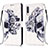 Coque Portefeuille Motif Fantaisie Livre Cuir Etui Clapet Y03B pour Samsung Galaxy A20s Petit