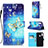 Coque Portefeuille Motif Fantaisie Livre Cuir Etui Clapet Y03B pour Samsung Galaxy A20s Petit