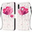 Coque Portefeuille Motif Fantaisie Livre Cuir Etui Clapet Y03B pour Samsung Galaxy A20s Rose