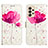 Coque Portefeuille Motif Fantaisie Livre Cuir Etui Clapet Y03B pour Samsung Galaxy A33 5G Rose